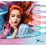 Kolekce gelových laků Ariel's Dream obsahuje 6 gelových laků a jako dárek margaréta.
