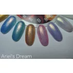 Kolekce gelových laků Ariel's Dream obsahuje 6 gelových laků a jako dárek margaréta.