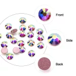 1680 dílná sada křišťálových kamínků v 6 velikostech P12 - Citrine