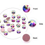 1680 dílná sada křišťálových kamínků v 6 velikostech P15 - Rainbow