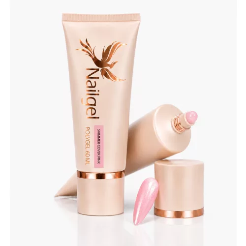 Smart polygel Shimmer Cover Pink - 30 g