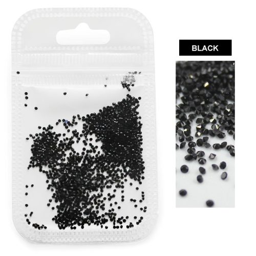 Křišťálové pixie kamínky BLACK