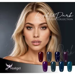   The Dark kolekce gel laků – 6 gel laků s dárkovou vzorníkovou margarétou