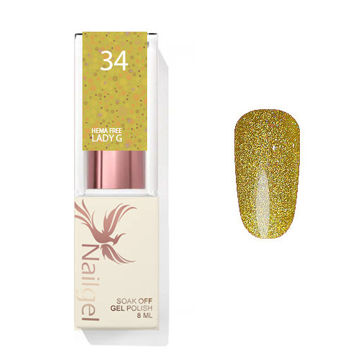 Lady G 034 gelový lak 8 Ml