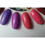Lady G 4dílná sada gelových laků - July collection -s dárkovou margarétou