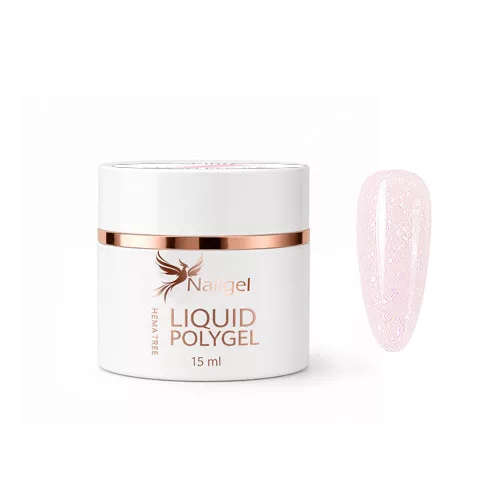 RETRO Liquid Polygel – OPAL FLAKE 01 – 15 ml