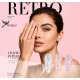RETRO Liquid Polygel Rose Flake –3-dílná kolekce v dózičce s pumpičkou, s dárkovým vzorníkem ve tvaru kopretiny