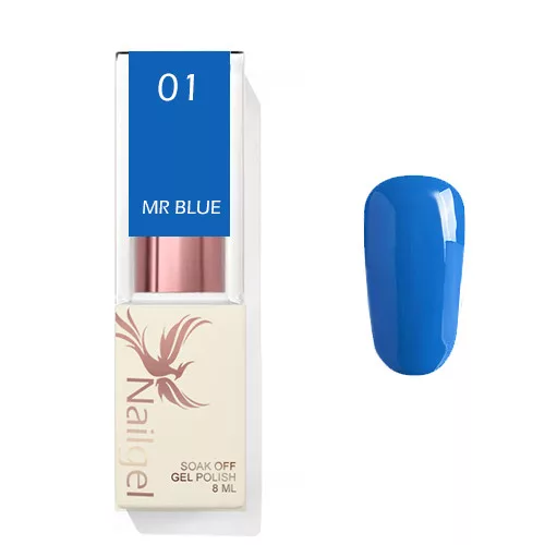 Mr Blue 01 - gelový lak 8 Ml