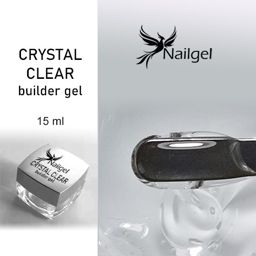 Smart extra stavební gel / builder gel vodočistá (clear) 15 ml