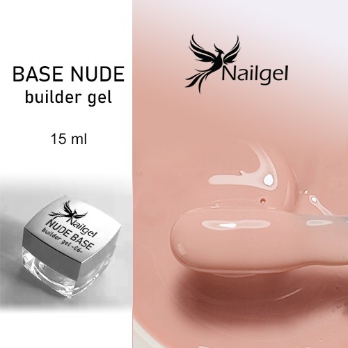 Stavební gel -06- / builder gel nude base  15 ml