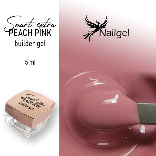 Smart extra Stavební gel  -33- / builder gel peach pink 5 ml
