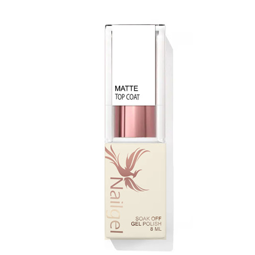 Lesklý gel s matným efektem Matte Top Coat Gel lak 8ml