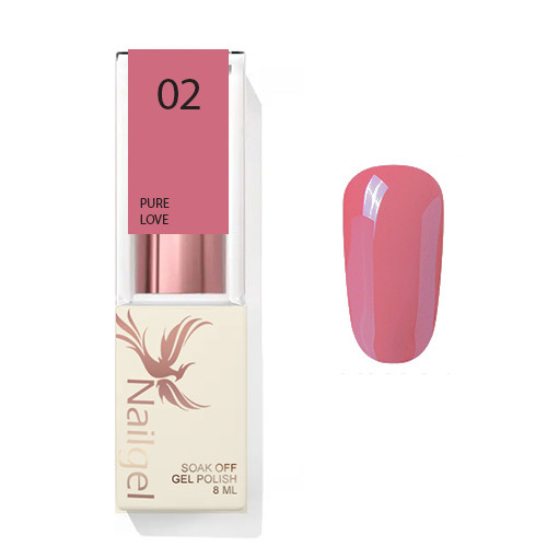 Pure Love  002- gelový lak 8 Ml