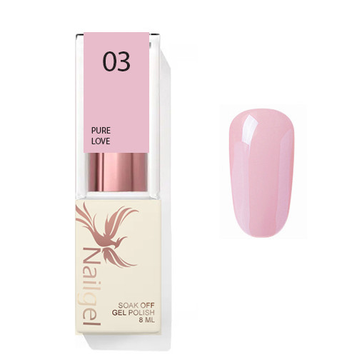 Pure Love  003- gelový lak 8 Ml