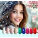 Snowflake Base 9 dílná kolekce Compact Base podkladových gel laků s dárkovou margarétou