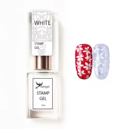 Razítkovací lak – Stamp gel – WHITE 10 ml