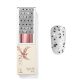 Polka Top Coat - Black&White dots -Lesk gel 8ml