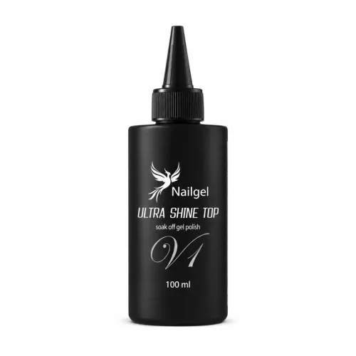 Ultra Shine vrchní gelový lak - V1 100 ml náplň