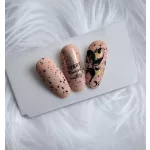 Polka  Velvet Top Coat - Black Flakes  -Lesk gel 8ml