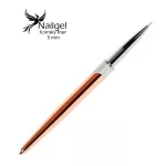 Krátký ozdobný štětec 0-ový Kolinsky s přírodními srsti